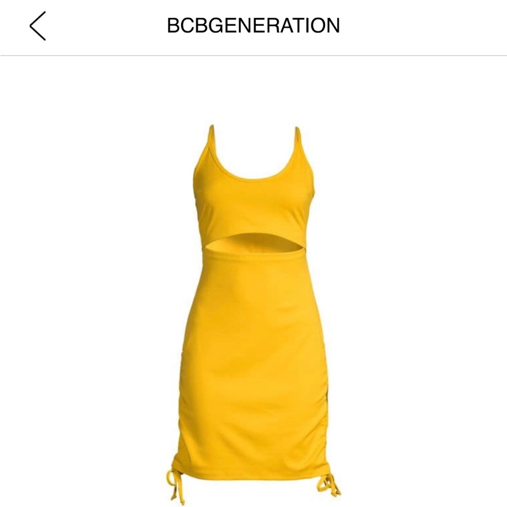 Mango Cutout Drawstring Tank Dress (Saks Purchase)